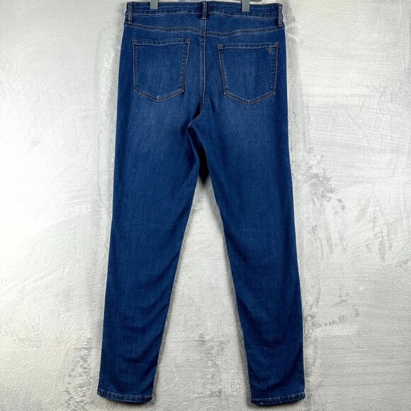 Jessica Simpson Women's Skinny Jeans High Rise Stretch Five Pockets Blue Size 12 - Picture 2 of 10